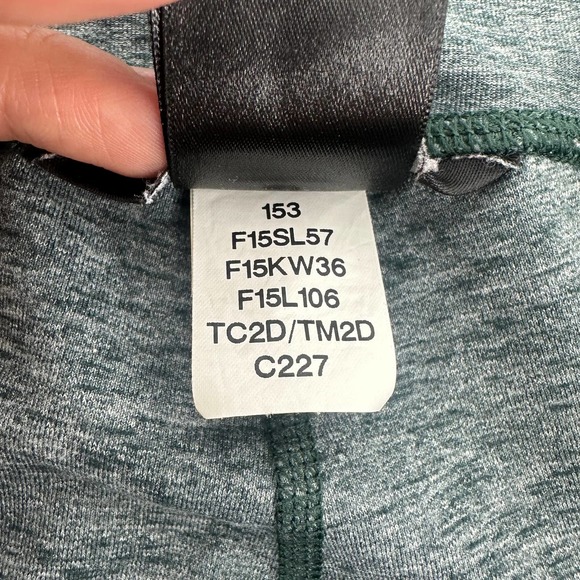The north face leggings women's size medium green running athletic - Picture 6 of 9